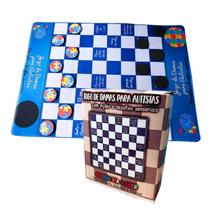 Jogo de Damas Cognitivo para Autistas com ações e desafios sensorias