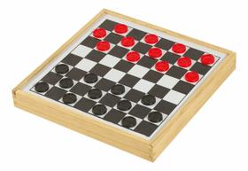 Jogo de Damas e Trilha Fundo Branco e Preto 7038 SOUZA Jogo de Damas e Trilha Fundo Branco e Preto 7038 SOUZA