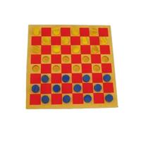 Jogo de Damas Educativo em MDF 24 Peças Tabuleiro 20x20cm Sonho de Criança Jogo de Damas Educativo em MDF 24 Peças Tabuleiro 20x20cm Sonho de Criança