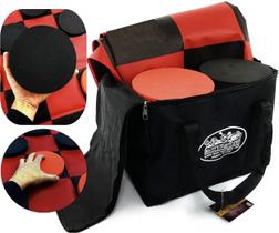 Jogo de damas gigante Matty's Toy Stop Deluxe com 6 discos de espuma Jogo de damas gigante Matty's Toy Stop Deluxe com 6 discos de espuma