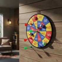 Jogo de Dardo Lança Tiro ao Alvo Com Bolas e Dardos Para Família Arremesso Competição Tiro Ao Alvo Lança Dardos 36cm