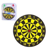 Jogo De Dardos Com Alvo De Madeira Dupla Face 15cm De ø + 2 - Oem