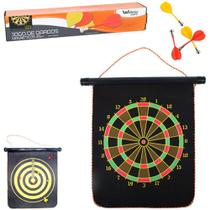 Jogo De Dardos Com Alvo Dupla Face Dardos Magneticos 33X28Cm - Well Kids