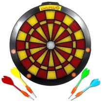 Jogo de Dardos Grande Braskit com 4 Dardos Acerte o Alvo Jogo de Dardos Grande Braskit com 4 Dardos Acerte o Alvo