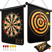 Jogo De Dardos Magnéticos Acerte O Alvo Dupla Face C/6 Dardo