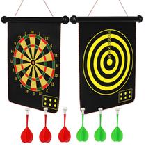 Jogo de Dardos Tiro ao Alvo Dupla Face 6 Dardos Magnético Jogo de Dardos Tiro ao Alvo Dupla Face 6 Dardos Magnético