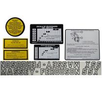 Jogo De Decalque Adesivo Trator Massey Ferguson 55X Jogo De Decalque Adesivo Trator Massey Ferguson 55X