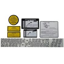 Jogo De Decalque Adesivo Trator Massey Ferguson 65X Jogo De Decalque Adesivo Trator Massey Ferguson 65X