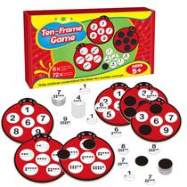 Jogo de dez quadros Kasfalci Number Games para crianças e bebês