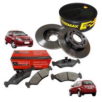 Jogo de Disco + Pastilhas De Freio da Roda Dianteira Ford Ka 2010 a 2013 Jogo de Disco + Pastilhas De Freio da Roda Dianteira Ford Ka 2010 a 2013