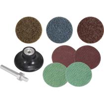Jogo De Discos De Lixa Esponja Abrasiva 50mm 9 Peças Vonder