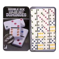 Jogo De Domino 28 Peças Reforçadas Lata Decorativa Jogo De Domino 28 Peças Reforçadas Lata Decorativa
