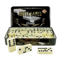 Jogo de Dominó Clássico 12mm em Estojo Resistente