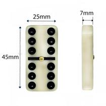 Jogo de Dominó Clássico Ideal para Competições e Entretenimento Jogo de Dominó Clássico Ideal para Competições e Entretenimento