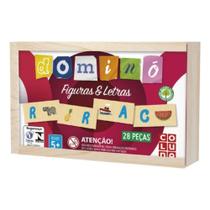 Jogo de Dominó Educativo Infantil Pedagógico Pais & Filhos