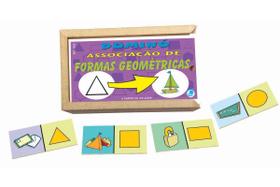 Jogo de Dominó Infantil Associação de Formas Geométricas