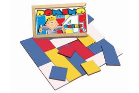 Jogo de Dominó Infantil das 4 Cores Jogo de Dominó Infantil das 4 Cores