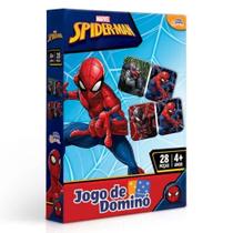 Jogo De Dominó Infantil Homem Aranha Marvel Toyster 8015 Jogo De Dominó Infantil Homem Aranha Marvel Toyster 8015