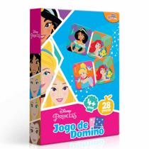 Jogo de Dominó Infantil - Princesas Disney - 28 Peças - Toyster