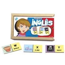 Jogo de dominó inglês em madeira - simque - 469