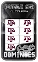 Jogo de Dominó MasterPieces Game Day NCAA Texas A&M Aggies - 28 Peças