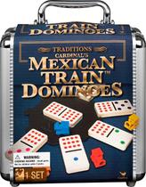 Jogo de Domino Mexican Train Dominoes com Estojo de transporte - Spin Master Games