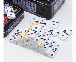 Jogo De Dominó Mexicano 28 Peças Profissional Jogo De Dominó Mexicano 28 Peças Profissional