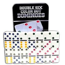 Jogo de Domino na Lata Caixa de Metal Super Luxo Domino Osso 09 Milímetros
