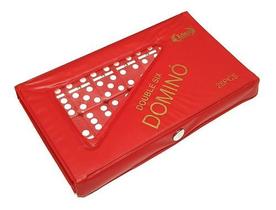 Jogo De Dominó Profissional De Osso Estojo 28 Peças Colorido Jogo De Dominó Profissional De Osso Estojo 28 Peças Colorido