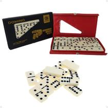 Jogo De Domino Profissional De Osso Estojo Com 28 Peças Jogo De Domino Profissional De Osso Estojo Com 28 Peças