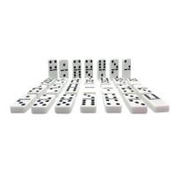 Jogo de Domino Tipo Osso Com Pino Central 28 Peças Profissional na Lata Tradicional Educativo Presente Infantil e Adulto Jogo de Domino Tipo Osso Com Pino Central 28 Peças Profissional na Lata Tradicional Educativo Presente Infantil e Adulto