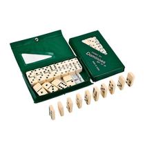 Jogo de Dominó Verde Conheça a Novidade com Resina de Alta Qualidade e 28 Pedras para Diversão Total