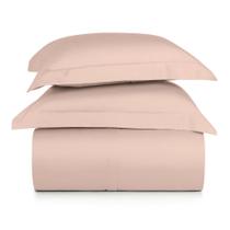 Jogo de Duvet Casal 3 Peças Altenburg Algodão Lux 200 Fios Rosa Lille