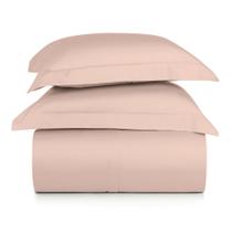 Jogo de Duvet Casal 3 Peças Altenburg Algodão Lux 200 Fios Rosa Lille