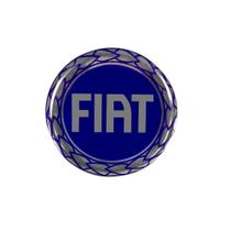 Jogo de emblemas para calota resinado azul fiat 48mm Jogo de emblemas para calota resinado azul fiat 48mm