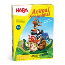 Jogo de empilhamento de madeira HABA Animal Upon Animal Family 4-8 anos