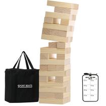 Jogo de empilhamento SPORT BEATS Medium Tower com bolsa de transporte e placar