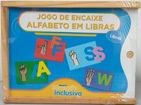 Jogo de encaixe alfabeto em libras - Educação inclusiva