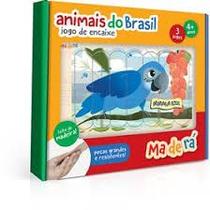Jogo de Encaixe - Animais do Brasil - Maderá Toyster - 3168 Jogo de Encaixe - Animais do Brasil - Maderá Toyster - 3168