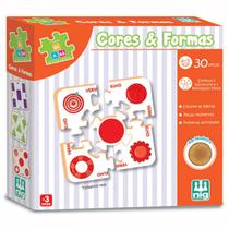 Jogo de Encaixe Cores e Formas 0416 Nig Brinquedos