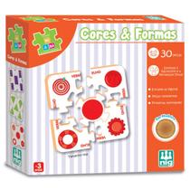 Jogo De Encaixe Infantil Cores E Formas Nig Brinquedos 0416