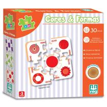 Jogo De Encaixe Infantil Cores E Formas - Nig