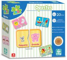Jogo De Encaixe Opostos Com 20 Peças Da Nig Brinquedos 0417 Jogo De Encaixe Opostos Com 20 Peças Da Nig Brinquedos 0417