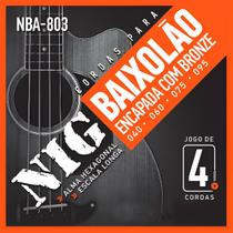 Jogo De Encordoamento Para Baixolão 4 Cordas 040 Nig NBA803
