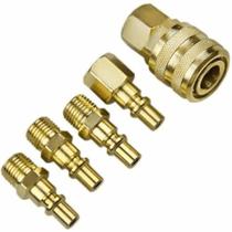 Jogo de Engates Rápido 1/4 POL com 5 Peças 9QM EDA Jogo de Engates Rápido 1/4 POL com 5 Peças 9QM EDA