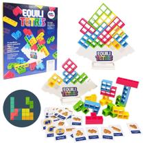 Jogo De Equilibrar Torre Tetris Equili Educativo 3D Empilhar - Paki Toys