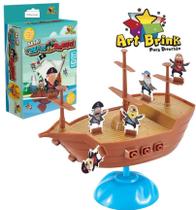 Jogo De Equilibrio Infantil Brinquedo Mini Navio Pirata - zein