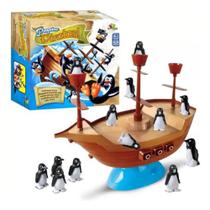Jogo De Equilíbrio Pinguins Piratas Barco Pinguim