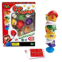 Jogo de Equilíbrio Torre de Chapéu Super Mario Cap Stacker