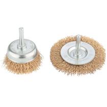 Jogo De Escova Circular Latonada 4 e 3 Ondulada MTX